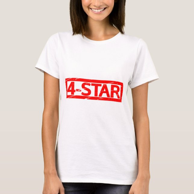 Camiseta Carimbo de 4 estrelas (Frente)