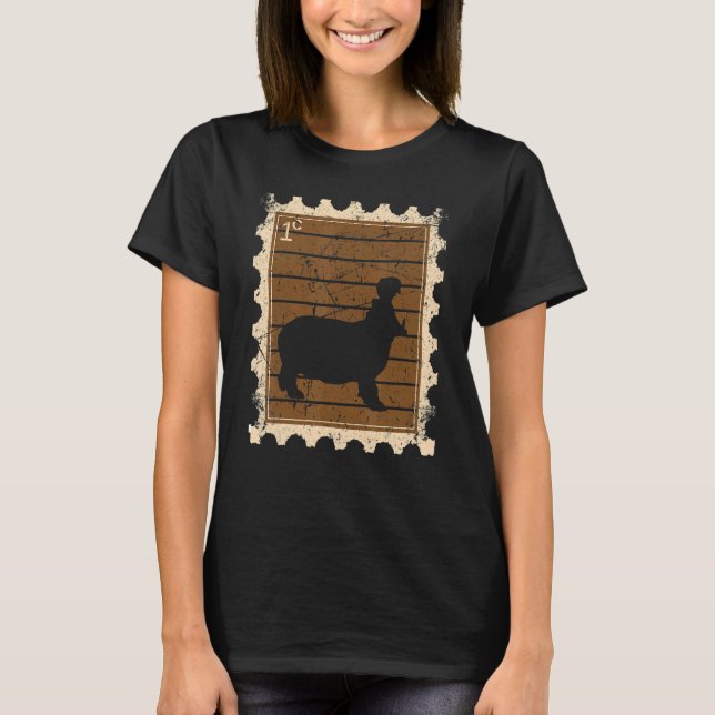 Camiseta Carimbo De Cartaz Com Hippopotâmio (Frente)