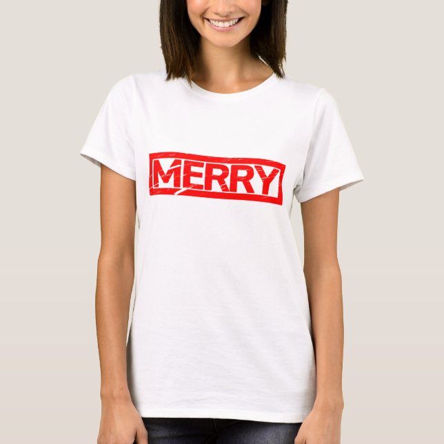 Camiseta Carimbo de feliz (Frente)