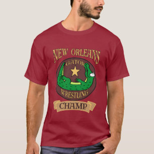 Camiseta Carimbo de Luta Gator, Nova Orleans