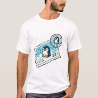 carimbo de pinguim
