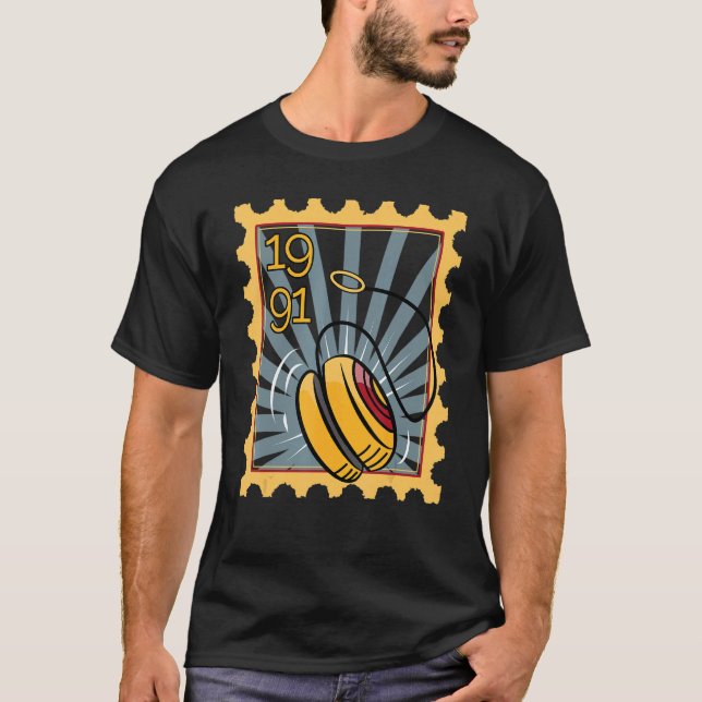 Camiseta Carimbo De Posto Com Yo Yo 1991 (Frente)