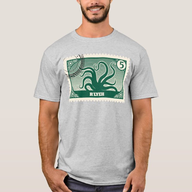 Camiseta Carimbo de Posto R'lyeh (Frente)