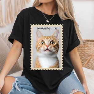 Camiseta Carimbo de Retrato de Animal de Estimação Personal