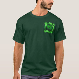 Camiseta Carimbo de Shamrock da Irlanda por Kenneth Yoncich