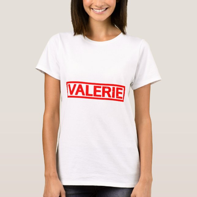 Camiseta Carimbo de Valerie (Frente)