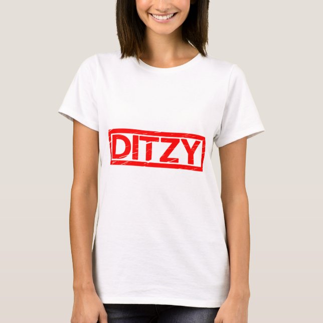 Camiseta Carimbo Ditzy (Frente)