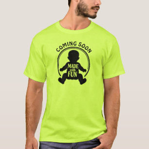 Camiseta Carimbo - FEITO COM DIVERSÃO - BEBÊ 1