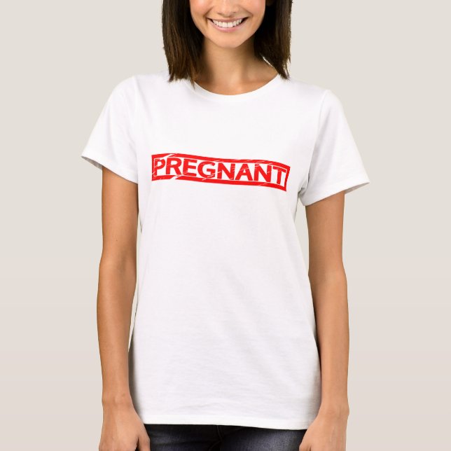 Camiseta Carimbo Grávida (Frente)