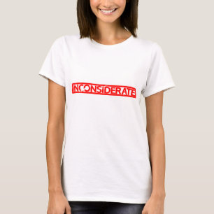 Camiseta Carimbo Inconsiderado
