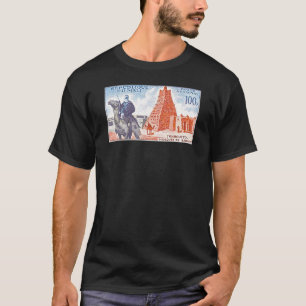 Camiseta Carimbo Retro África História Rei Mali Rei Rei
