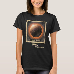 Camiseta Carimbo Retroativo Total Eclipse Solar 2024 Ohio