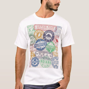 Camiseta Carimbos de Indianápolis: Conjunto de Focos de Via