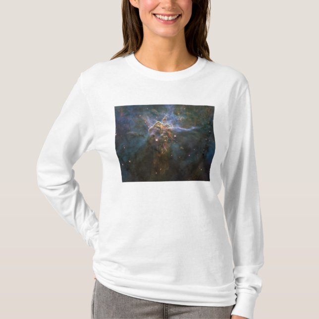 Camiseta Carina Nebula - Pilares formadores de estrelas (Frente)