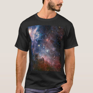 Camiseta Carina Nebula Vermelha e Azul Telescópio Hubble