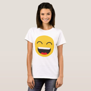 Camiseta Carinha Feliz Com Lágrimas de Alegria