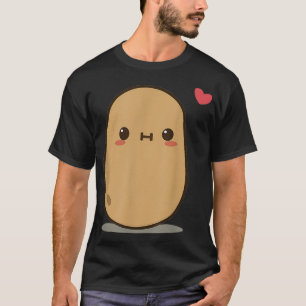 Camiseta Carinho de Dama de Batata Homens Homens Mulheres