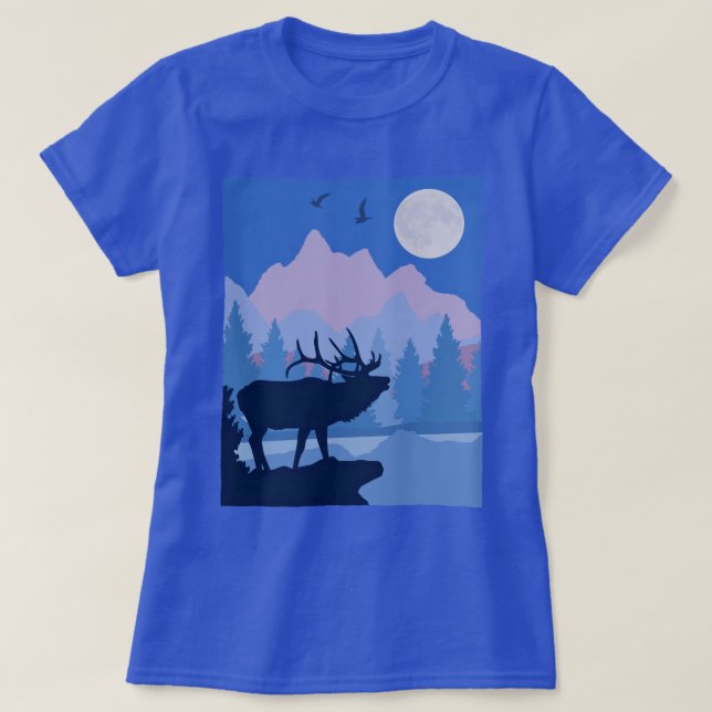 Camiseta Cariou nas montanhas (Frente do Design)