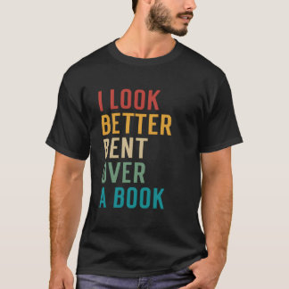 Camiseta Carisma Literário Elegante, Fico Melhor Debruçado