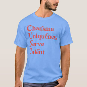 Camiseta Carisma Unicidade Nervosismo Apoio Drag Queens