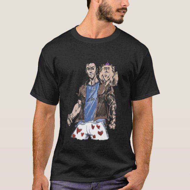 Camiseta Carl Dungeon Crawler Sketchbook Princesa Donut e (Frente)