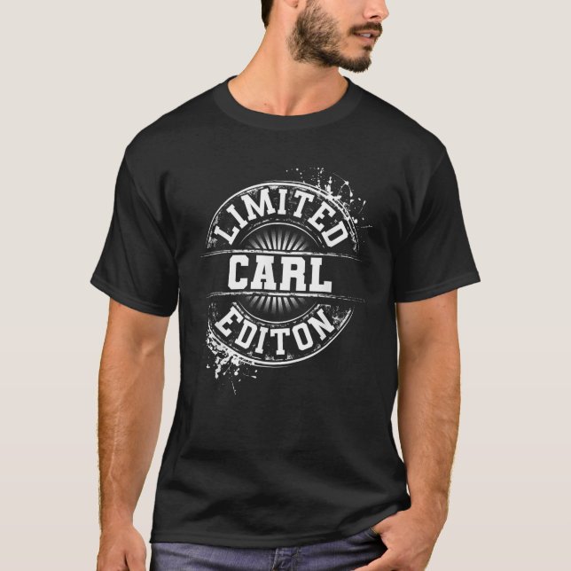 Camiseta CARL Limited Edition Engraçado Piada de Nome Perso (Frente)