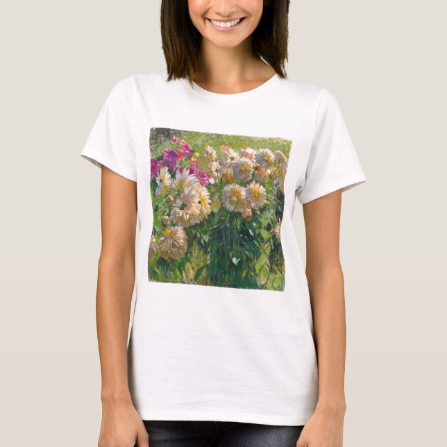 Camiseta Carl Moll Dahlias (Frente)