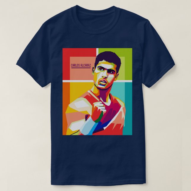 Camiseta carlos alcaraz TSirt (Frente do Design)