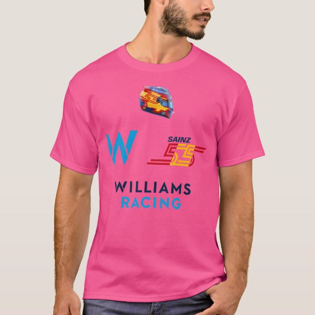 Camiseta Carlos Sainz 2025 Williams F1 Spanish Flag '55' Ar (Frente)