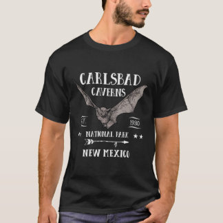 Camiseta Carlsbad Caverns National Park Bat Design Souvenir