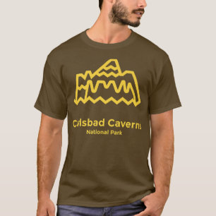 Camiseta Carlsbad Caverns National Park New Meico Retro Gra