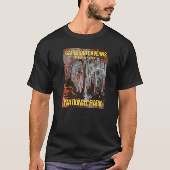 Camiseta Carlsbad Caverns National Park New Mexico Poster (Frente)