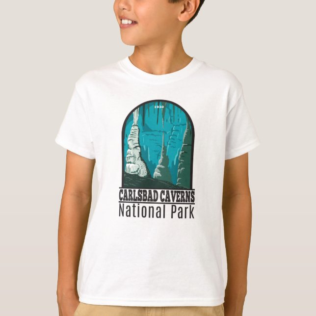 Camiseta Carlsbad Caverns National Park Vintage T-Shirt (Frente)