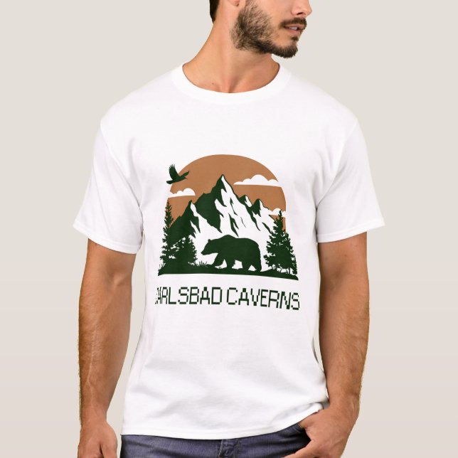 Camiseta Carlsbad Caverns - Novo México (Frente)