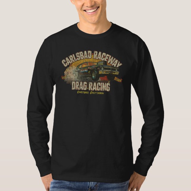 Camiseta Carlsbad Raceway Drag Racing 1964 (Frente)