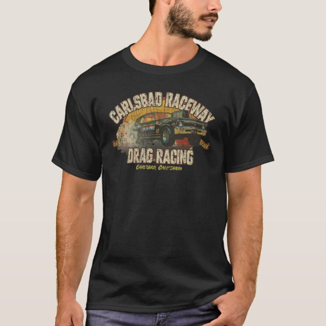 Camiseta Carlsbad Raceway Drag Racing 1964 (Frente)