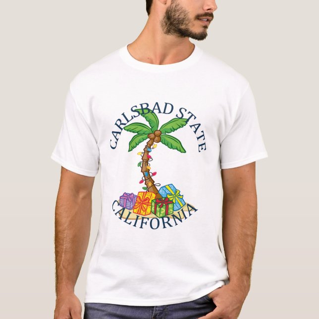 Camiseta Carlsbad state - califórnia (Frente)