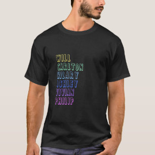 Camiseta Carlton Vontade Ashley Vivian Philip Hilary Ar Fre