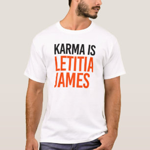 Camiseta Carma é Letitia James