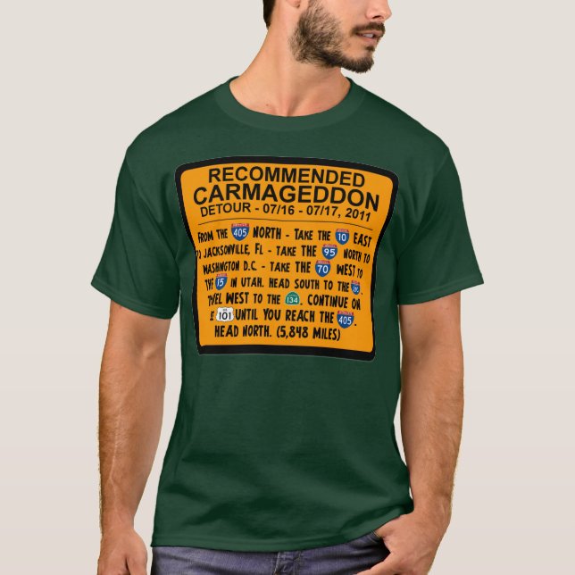 Camiseta Carmageddon - rodeio recomendado (Frente)