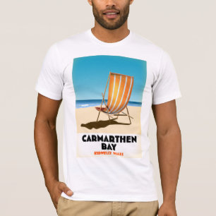 Camiseta Carmarthen Bay Kidwelly Wales poster