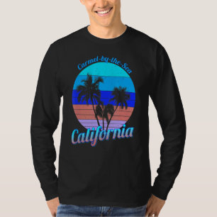 Camiseta Carmel Pelo Mar Da Califórnia Retro Palm Trees Bea