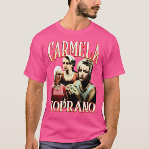 Camiseta Carmela Soprano Estilo de Vintagem Crianças