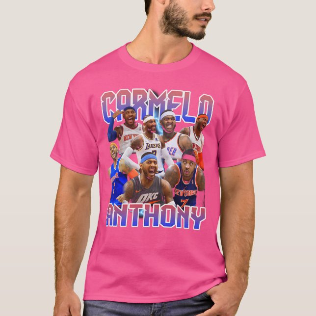 Camiseta Carmelo Anthony Retro Collage (Frente)