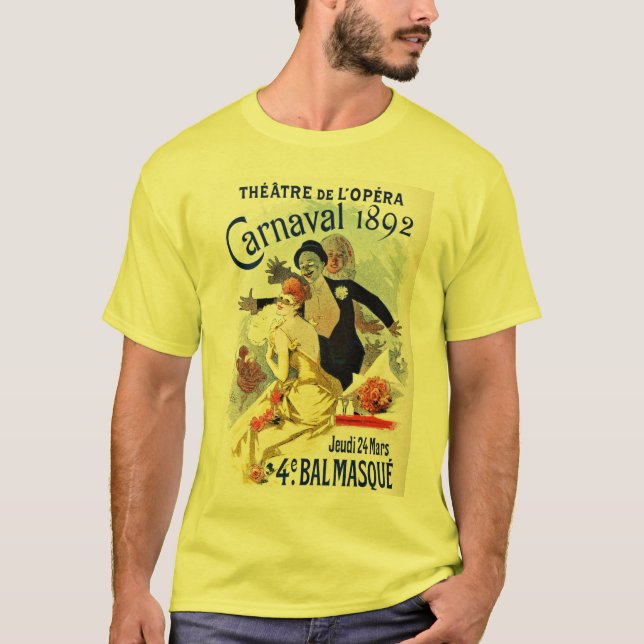 Camiseta Carnaval 1892 do teatro da ópera de Paris do (Frente)