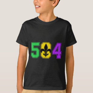 Camiseta Carnaval 504 Nola Nova Orleans Louisiana La