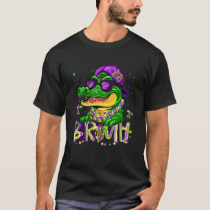 Camiseta Carnaval 6 7 Seis Sete Cara Máscara de Jacaré Cami