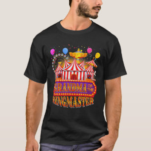 Camiseta Carnaval Aniversário Vovó Do Ringmaster