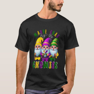 Camiseta Carnaval com Meus Três Gnomos Máscaras de Contas