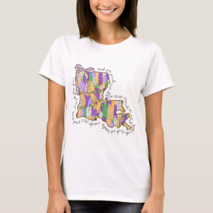 Camiseta Carnaval da Rua Bourbon, Mardi Luisiana